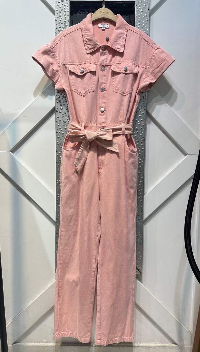 roze Jumpsuits - Braisa Jumpsuit van Twee Meisjes