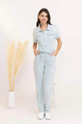 bleu Jumpsuits - Braisa Jumpsuit van Twee Meisjes