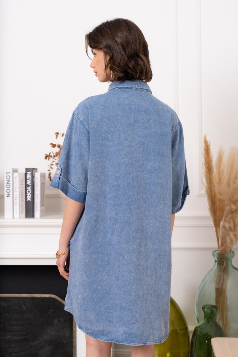 Button cotton dress van Kilky – Jurken voor dames | Meisjes Brugge
