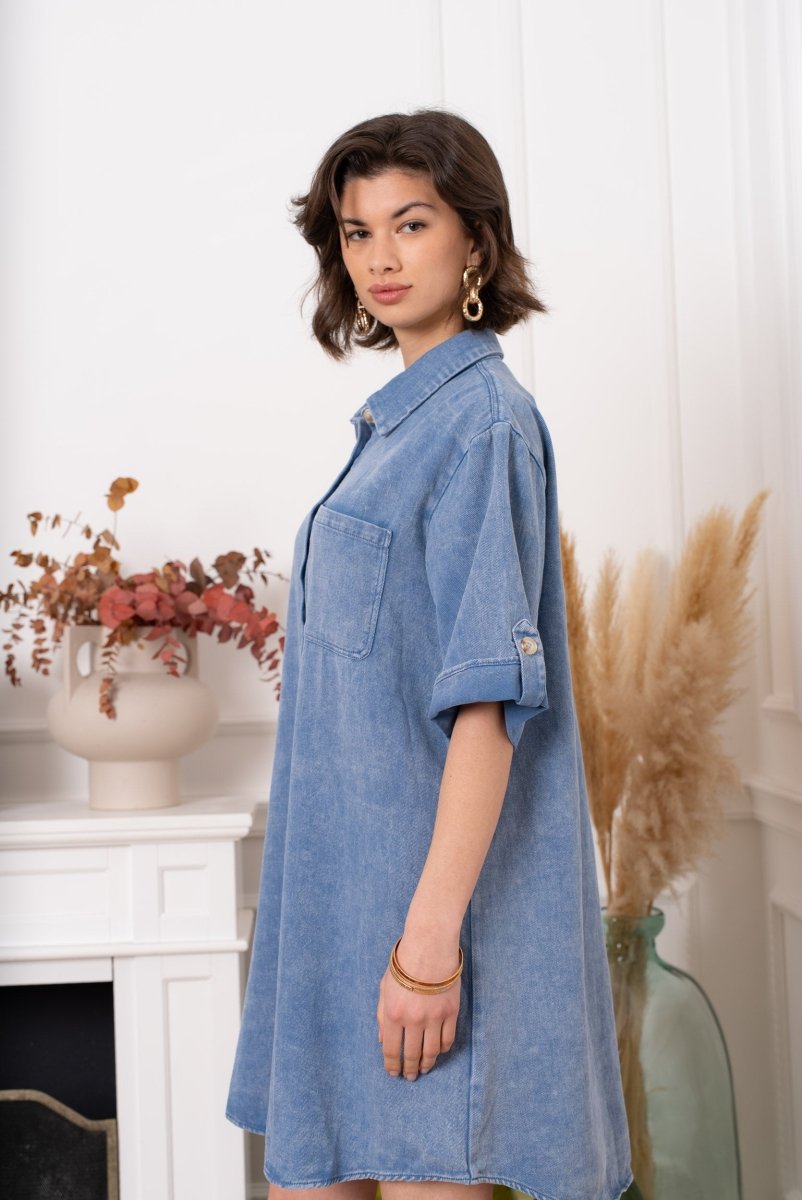 Button cotton dress van Kilky – Jurken voor dames | Meisjes Brugge