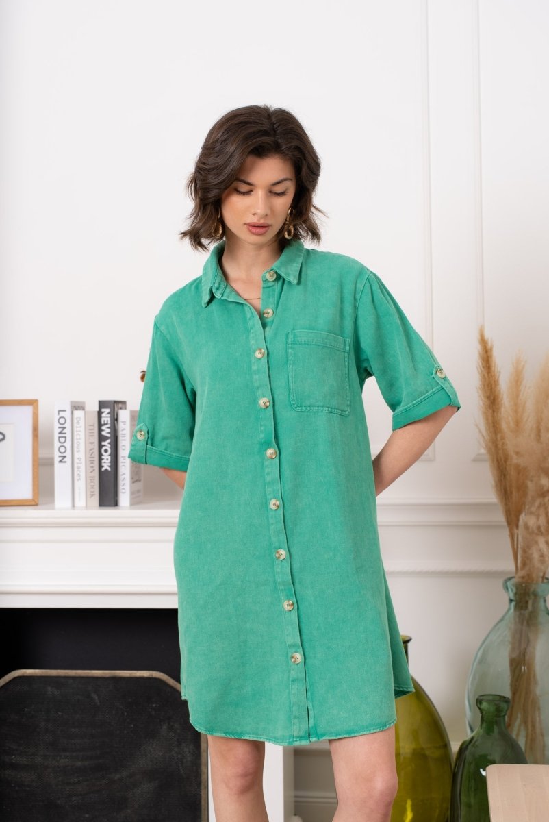 Button cotton dress van Kilky – Jurken voor dames | Meisjes Brugge