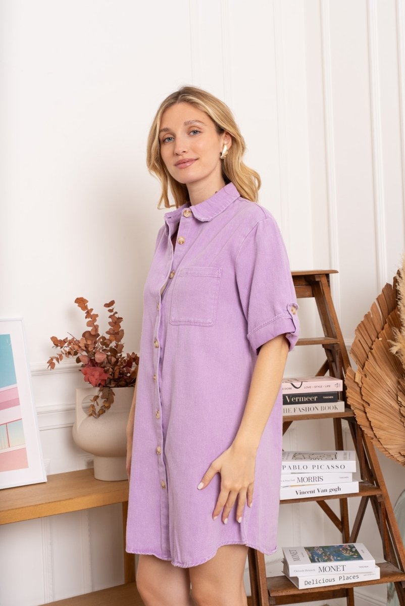 Button cotton dress van Kilky – Jurken voor dames | Meisjes Brugge