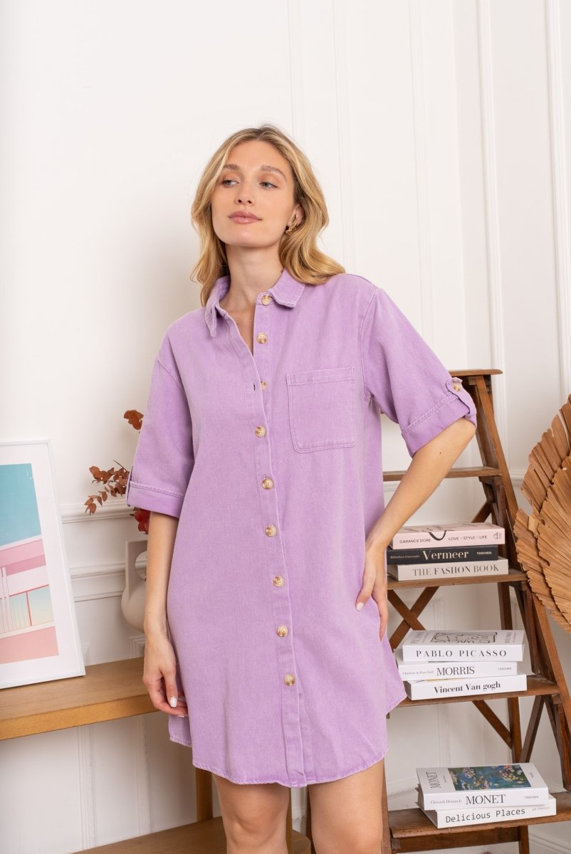 Button cotton dress van Kilky – Jurken voor dames | Meisjes Brugge