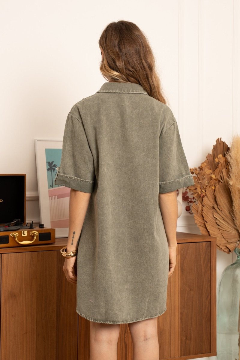 Button cotton dress van Kilky – Jurken voor dames | Meisjes Brugge