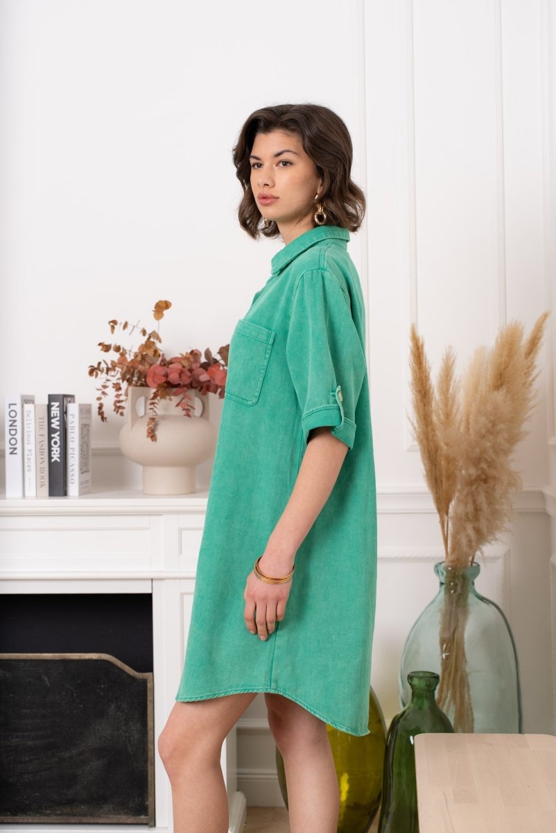 Button cotton dress van Kilky – Jurken voor dames | Meisjes Brugge