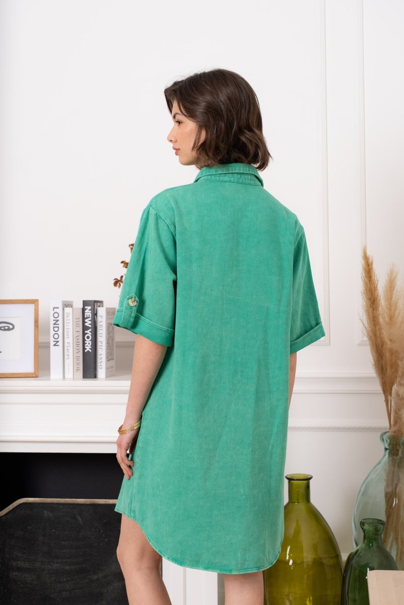 Button cotton dress van Kilky – Jurken voor dames | Meisjes Brugge