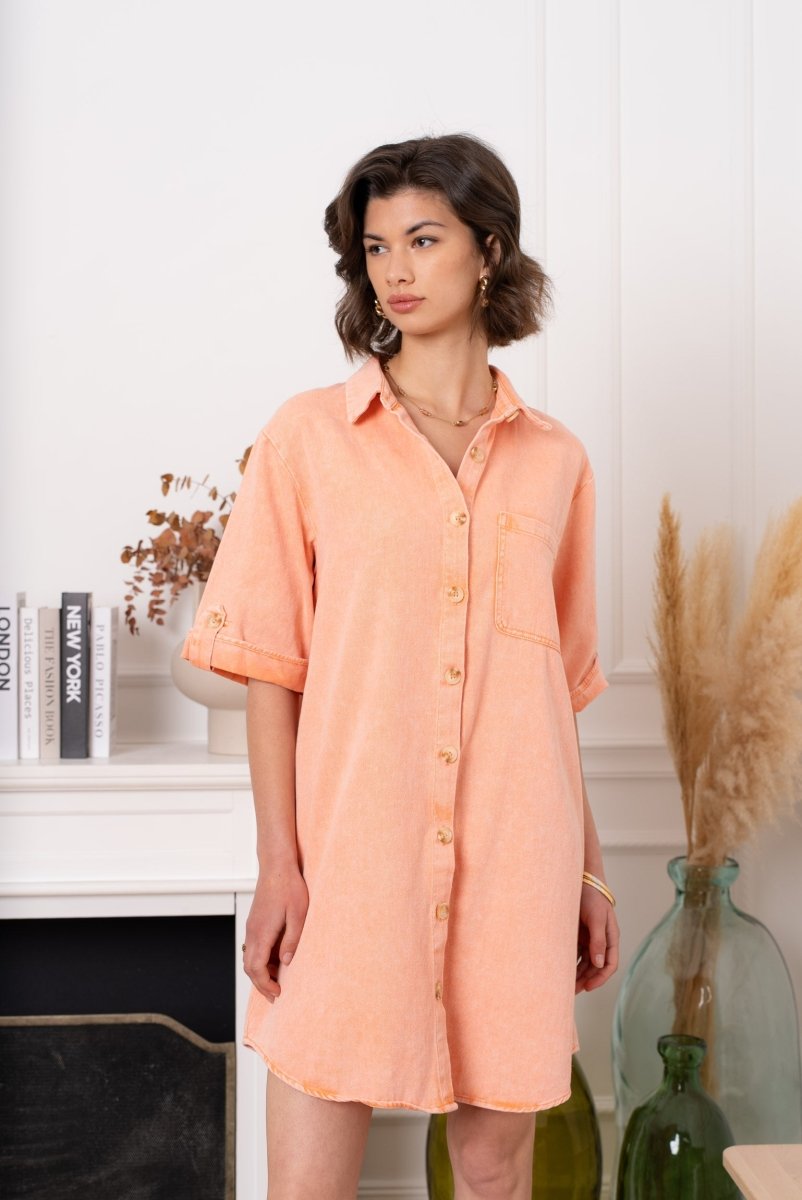 Button cotton dress van Kilky – Jurken voor dames | Meisjes Brugge