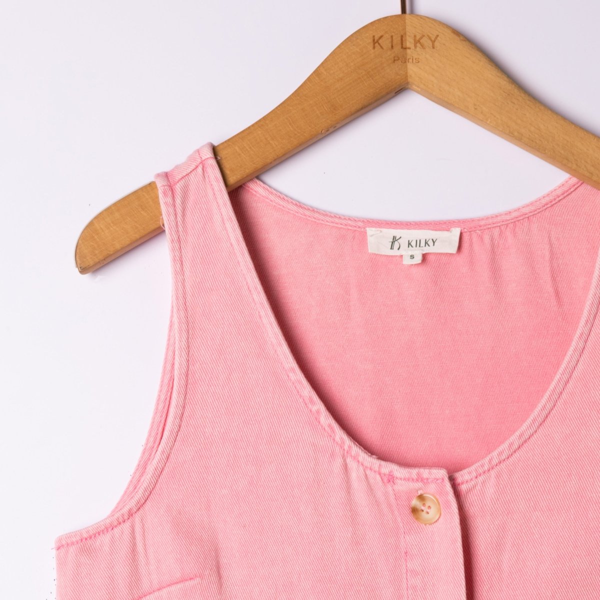 button sleeveless dress van Kilky – Jurken voor dames | Meisjes Brugge