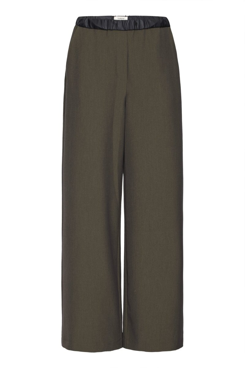 Military Olive Melange Broeken - Bydanta Jogger Pants 5 van b.young