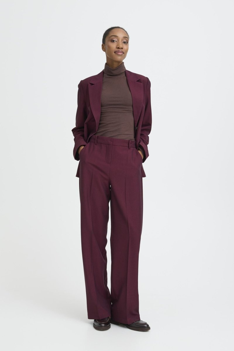 Bydanta Wide Leg Pants 2 - AW26 van b.young – Broeken voor dames | Meisjes Brugge