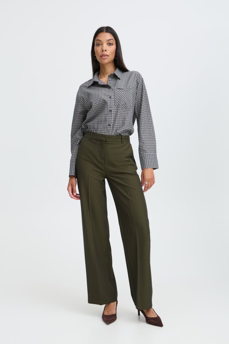 Bydanta Wide Leg Pants 2 - AW26 van b.young – Broeken voor dames | Meisjes Brugge