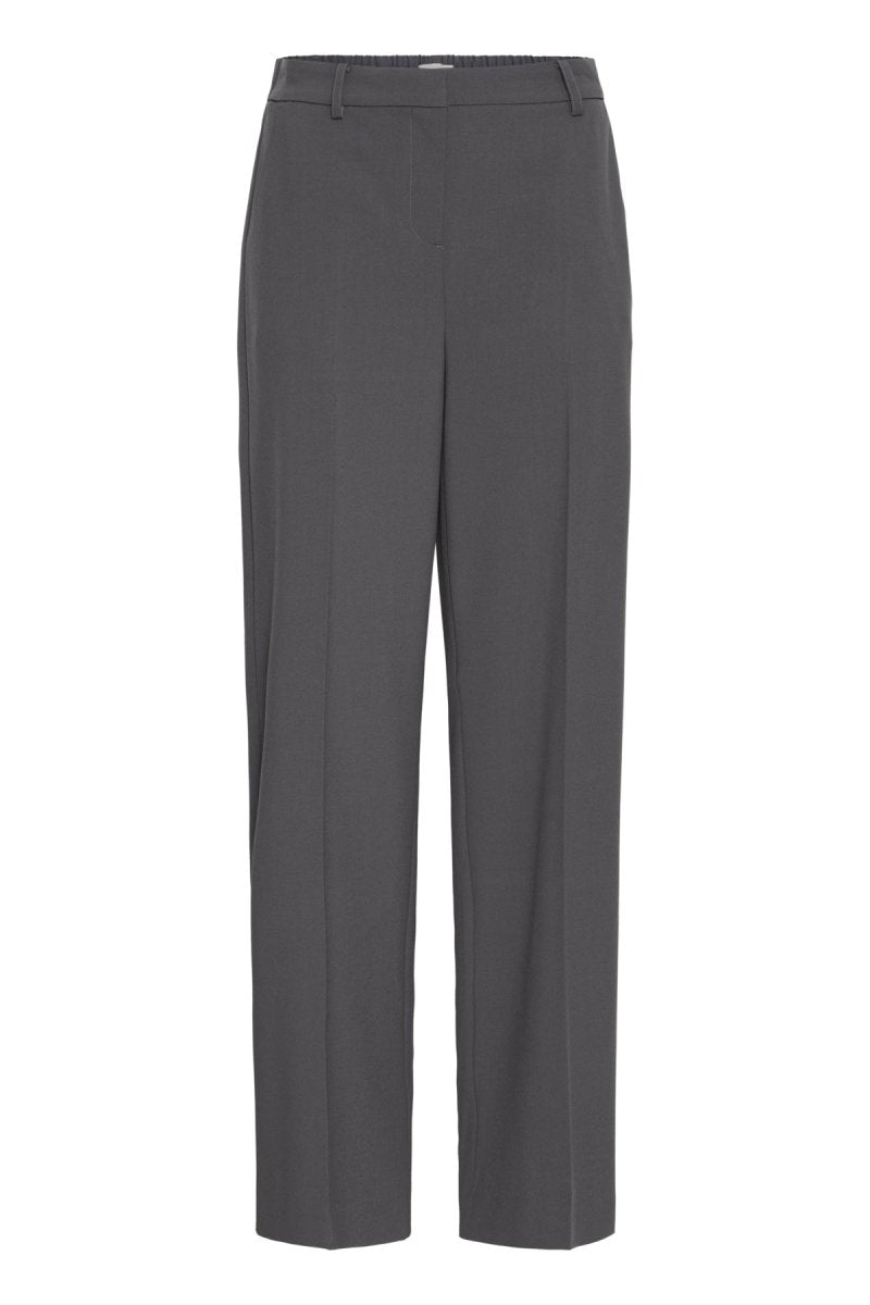 Bydanta Wide Leg Pants 2 Grey - koop Broeken van b.young bij Meisjes Brugge