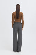 Bydanta Wide Leg Pants 2 Grey - koop Broeken van b.young bij Meisjes Brugge