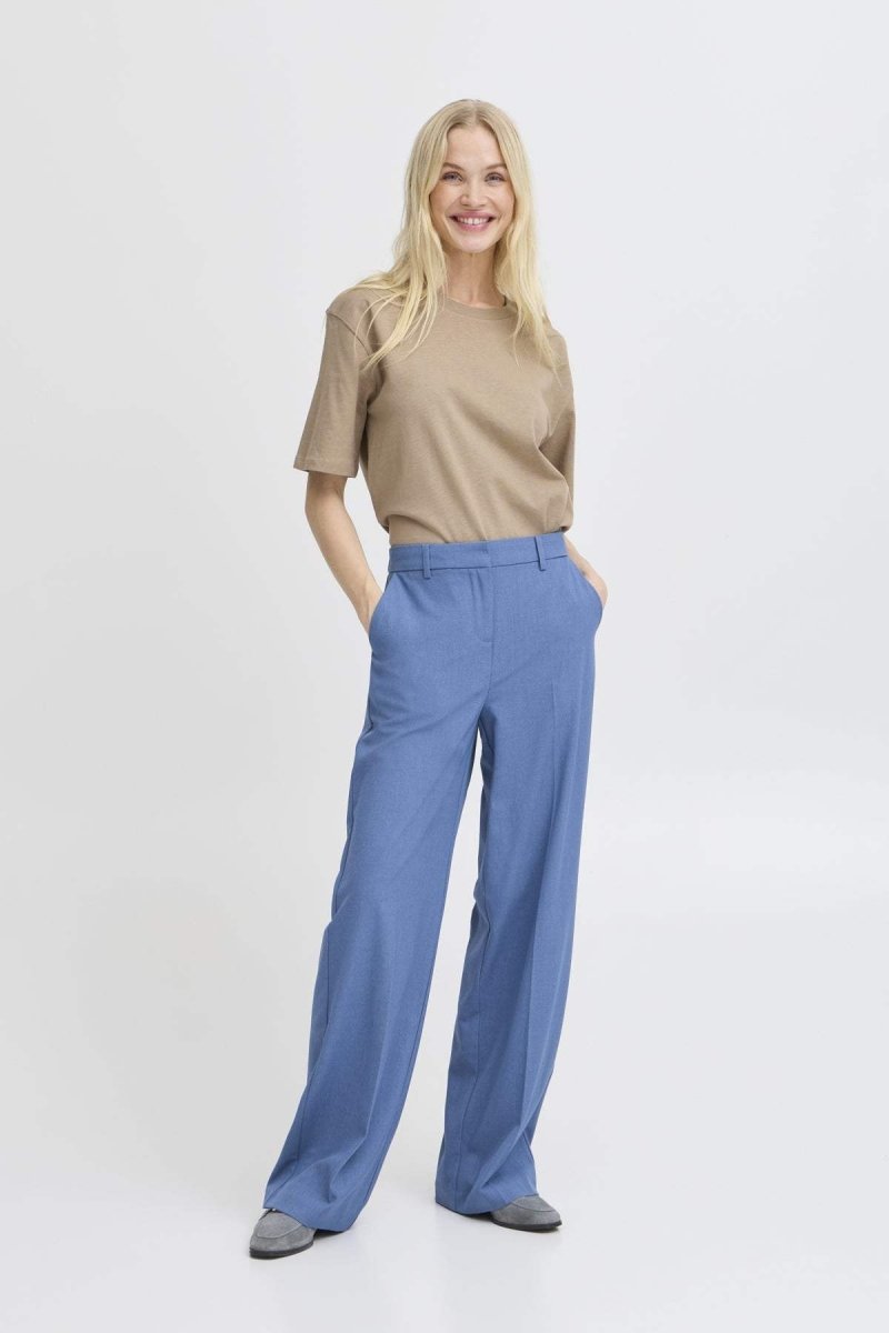 Bydanta Wide Leg Pants 2 - noos van b.young – Broeken voor dames | Meisjes Brugge