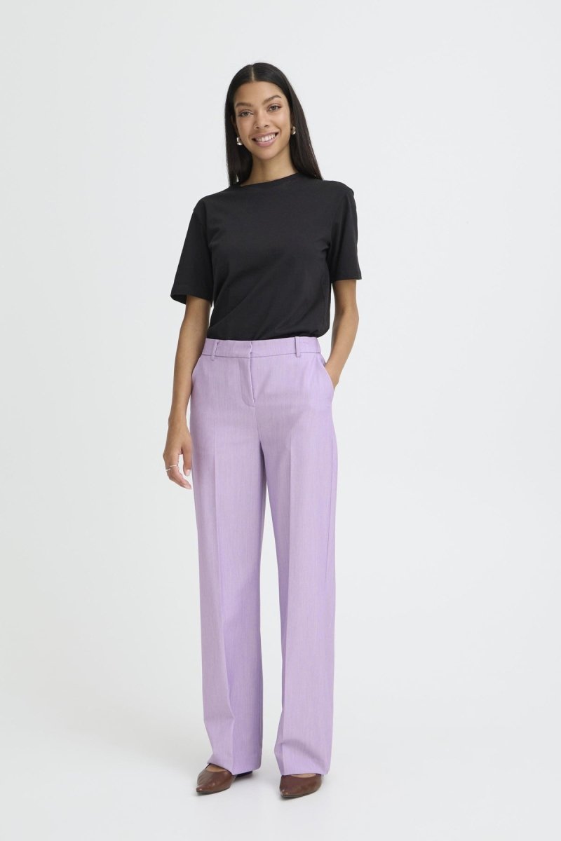Bydanta Wide Leg Pants 2 - SO26 van b.young – Broeken voor dames | Meisjes Brugge