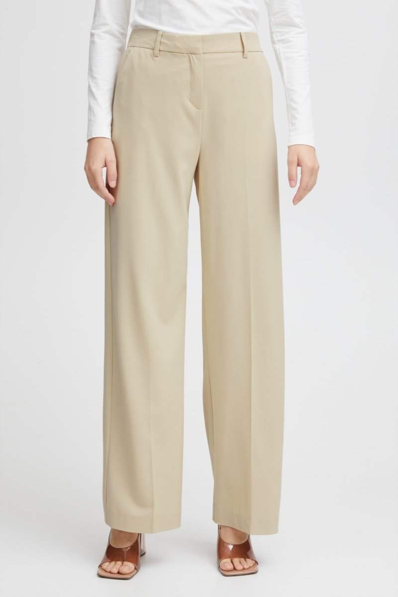 Bydanta Wide Leg Pants 2 - SS24 - koop Broeken van b.young bij Meisjes Brugge