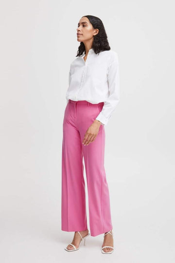 Bydanta Wide Leg Pants 2 - SS24 - koop Broeken van b.young bij Meisjes Brugge