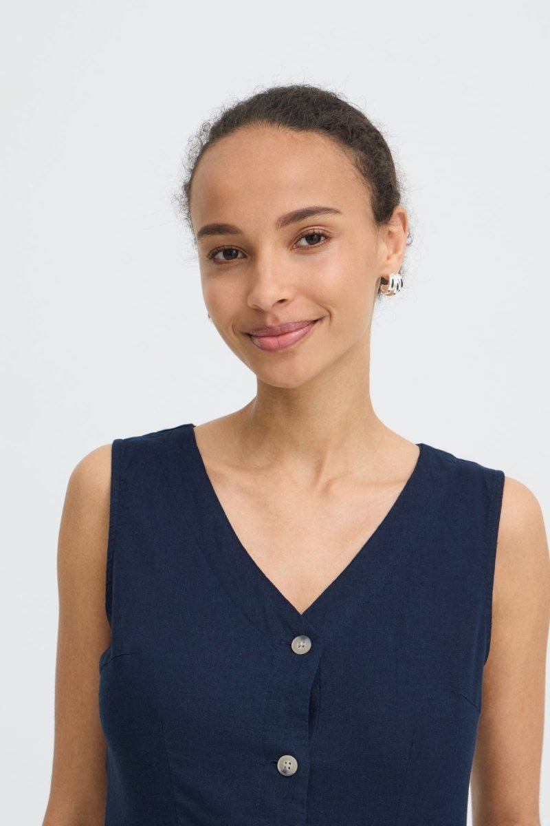 Byfalakka Button Dress 2 van b.young – Jurken voor dames | Meisjes Brugge