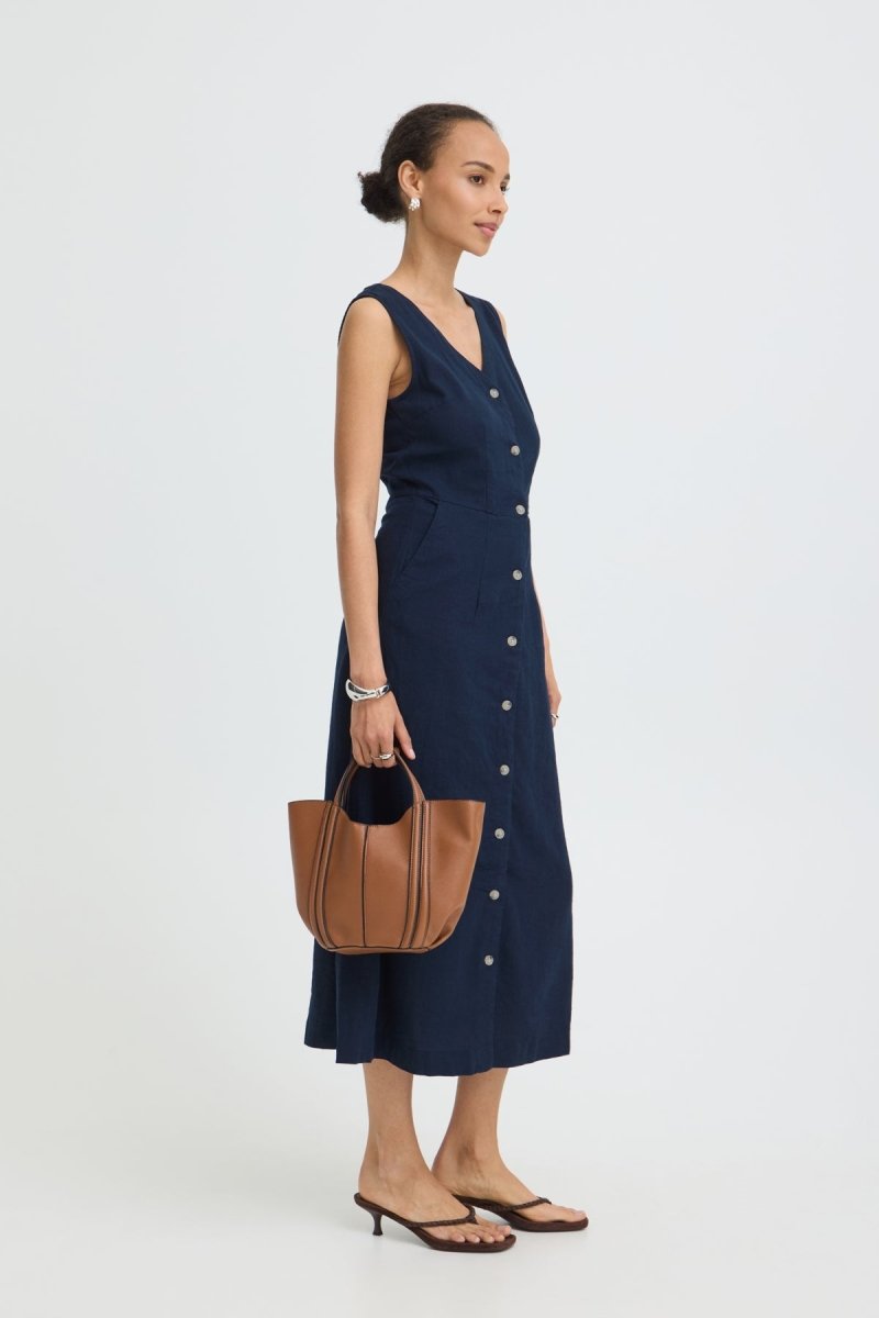 Byfalakka Button Dress 2 van b.young – Jurken voor dames | Meisjes Brugge