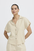 Byfalakka Cap Sl Shirt – Shirts voor dames in kleur | Meisjes