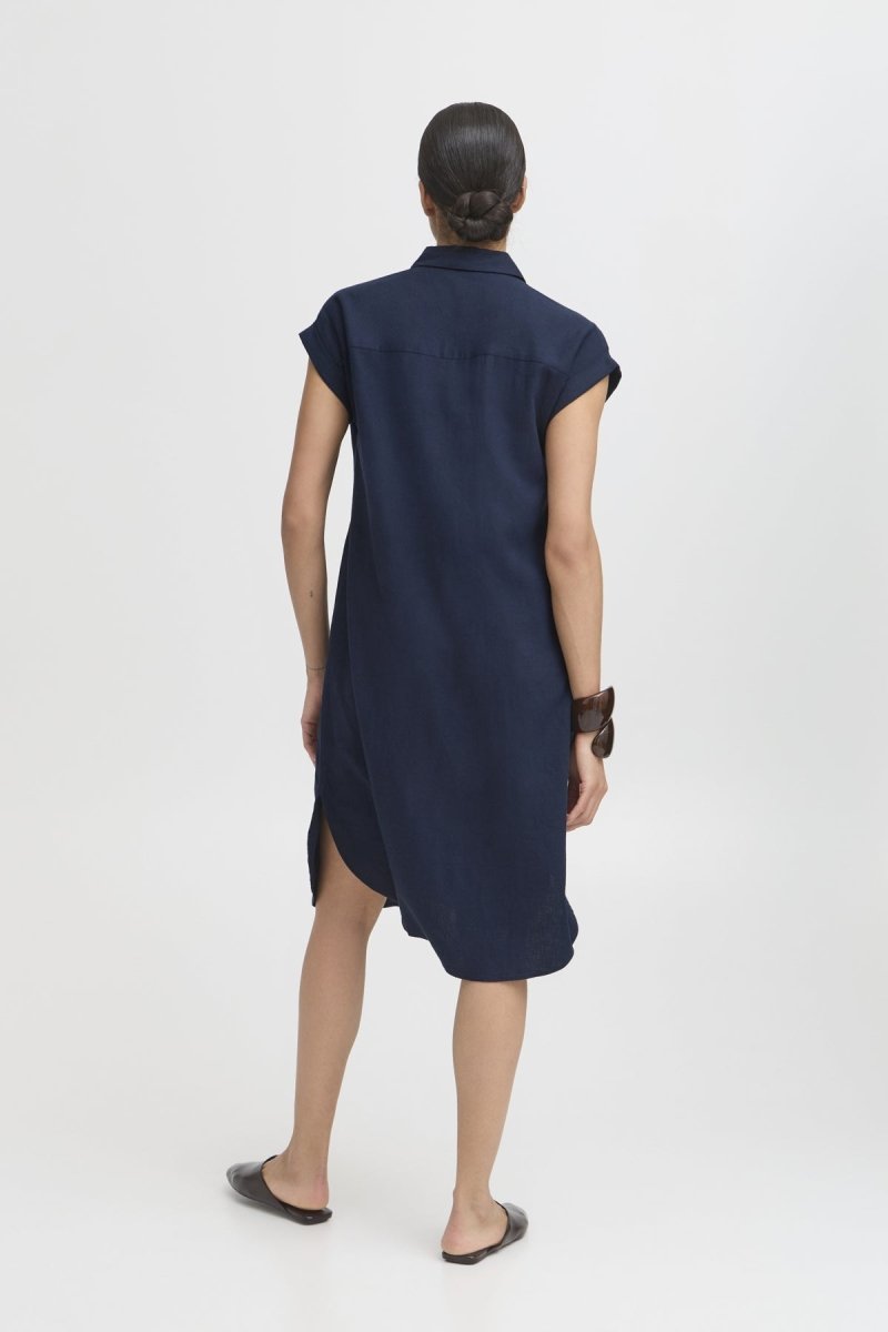 Byfalakka Ss Shirt Dress - SS26 van b.young – Jurken voor dames | Meisjes Brugge