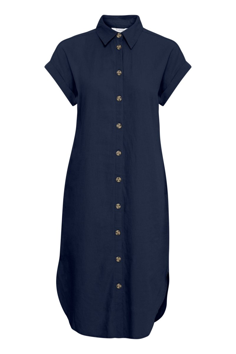 Byfalakka Ss Shirt Dress - SS26 van b.young – Jurken voor dames | Meisjes Brugge
