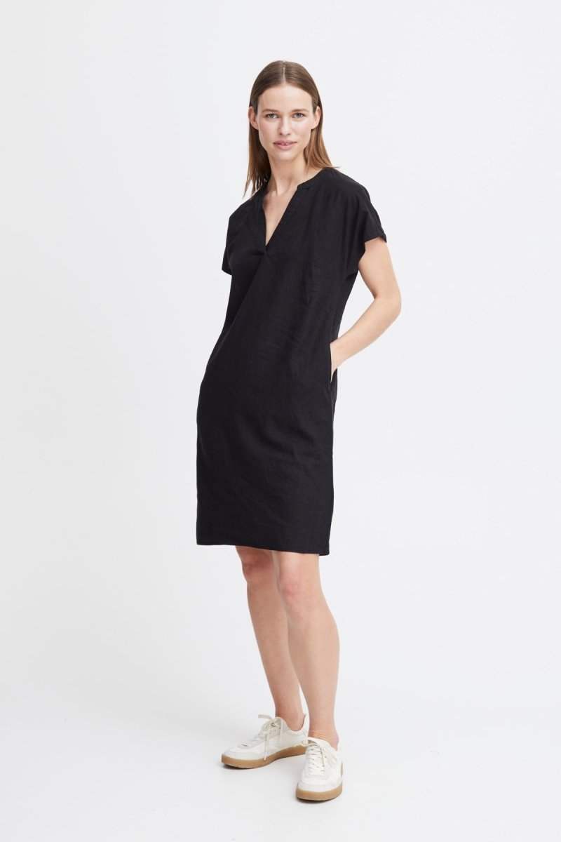 Byfalakka V-Neck Dress van b.young – Jurken voor dames | Meisjes Brugge