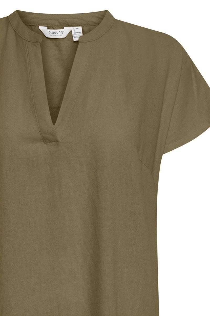 Byfalakka V-Neck Dress van b.young – Jurken voor dames | Meisjes Brugge