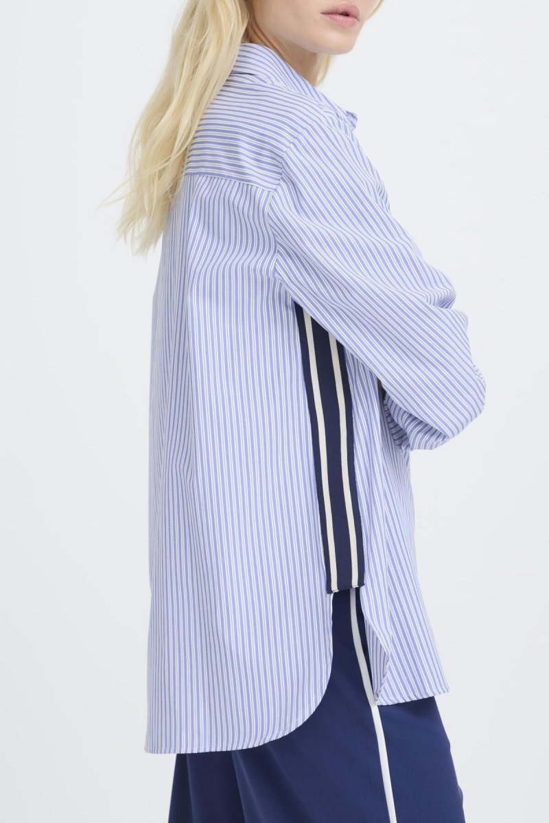 40% Byhanio Tape Shirt van b.young – Shirts voor dames | Meisjes Brugge
