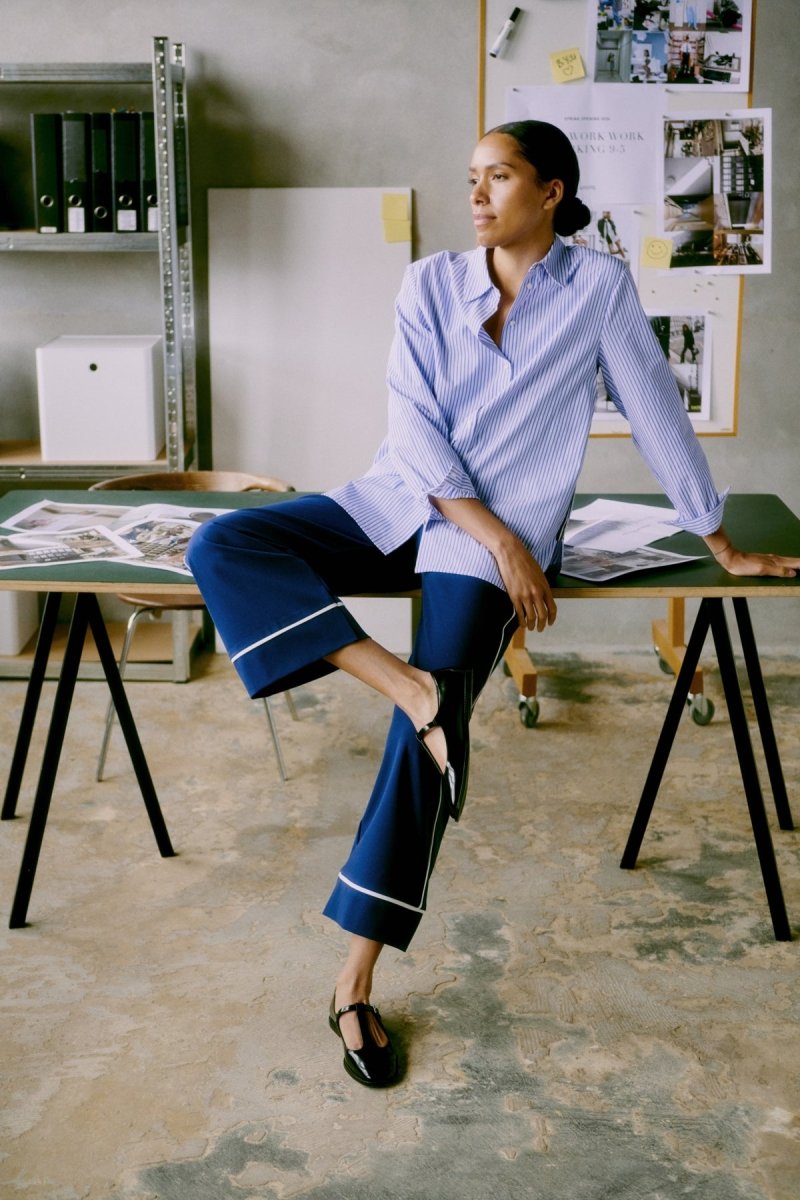 40% Byhanio Tape Shirt van b.young – Shirts voor dames | Meisjes Brugge