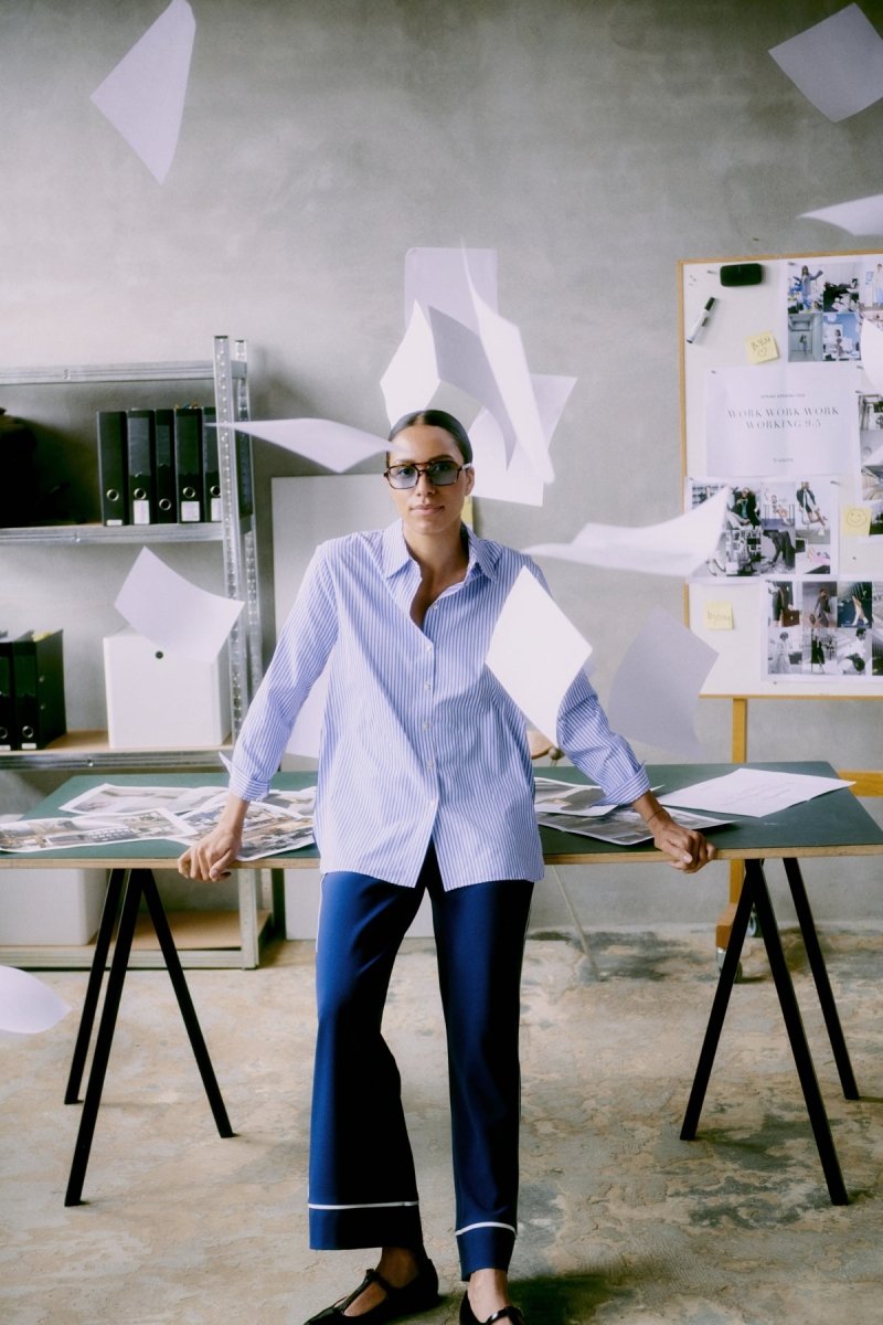 40% Byhanio Tape Shirt van b.young – Shirts voor dames | Meisjes Brugge
