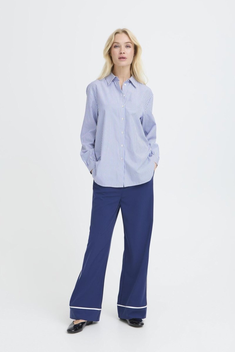 40% Byhanio Tape Shirt van b.young – Shirts voor dames | Meisjes Brugge