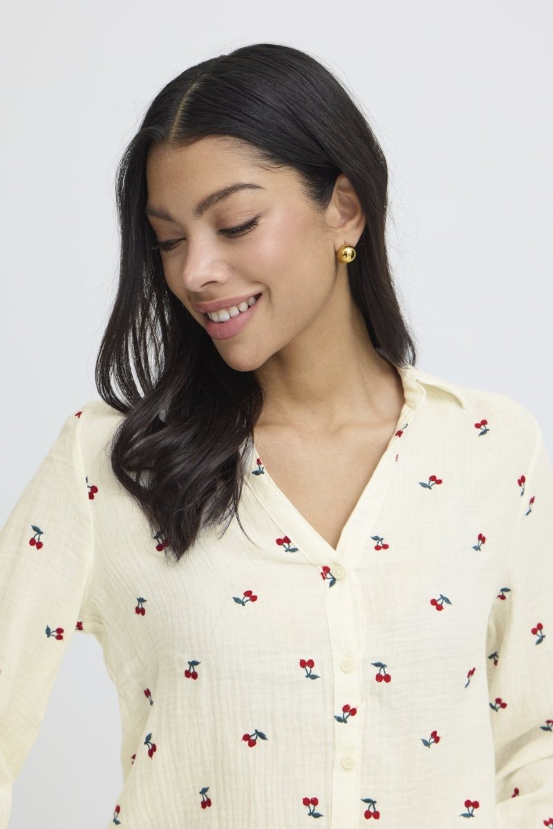 Byiberlin Emb Shirt – Shirts voor dames in kleur | Meisjes