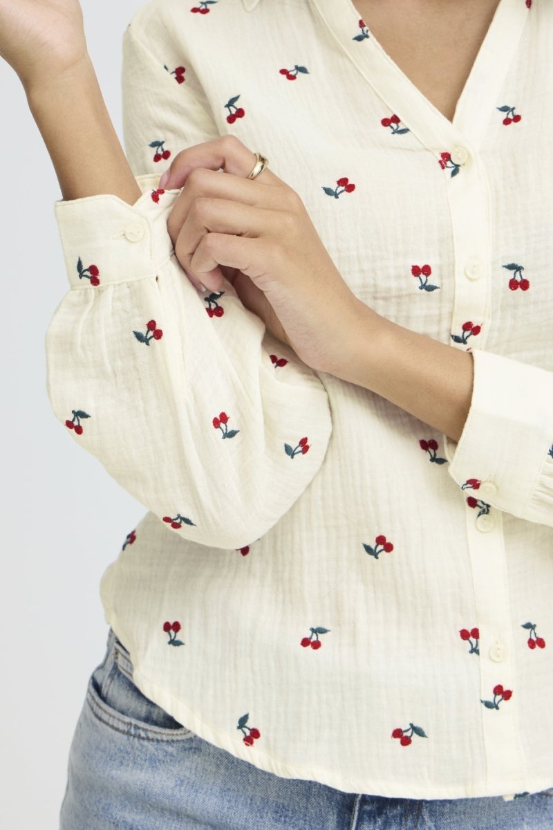 Byiberlin Emb Shirt – Shirts voor dames in kleur | Meisjes