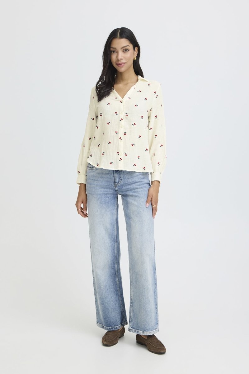 Byiberlin Emb Shirt – Shirts voor dames in kleur | Meisjes