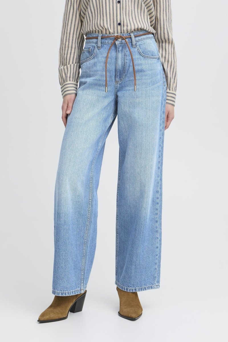 Mid Blue Denim Jeans - Bykacila Jeans van b.young