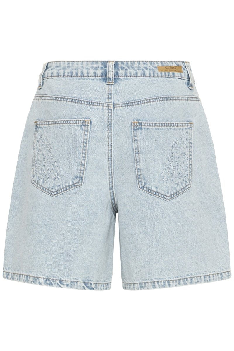 Bykielo Emb Shorts van b.young – Jeans voor dames | Meisjes Brugge