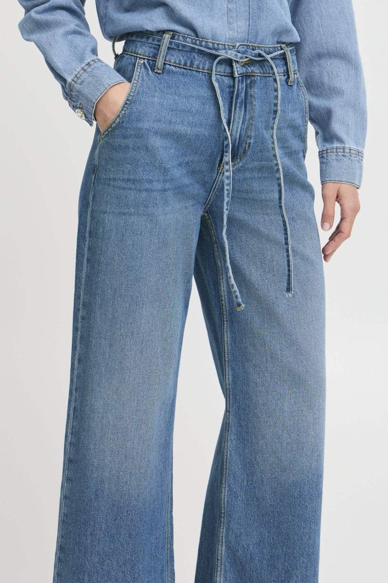 Bykimu Belt Jeans - koop Jeans van b.young bij Meisjes Brugge