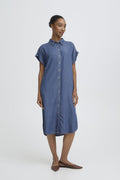 Bykosmo Ss Shirt Dress – Jurken voor dames in kleur | Meisjes