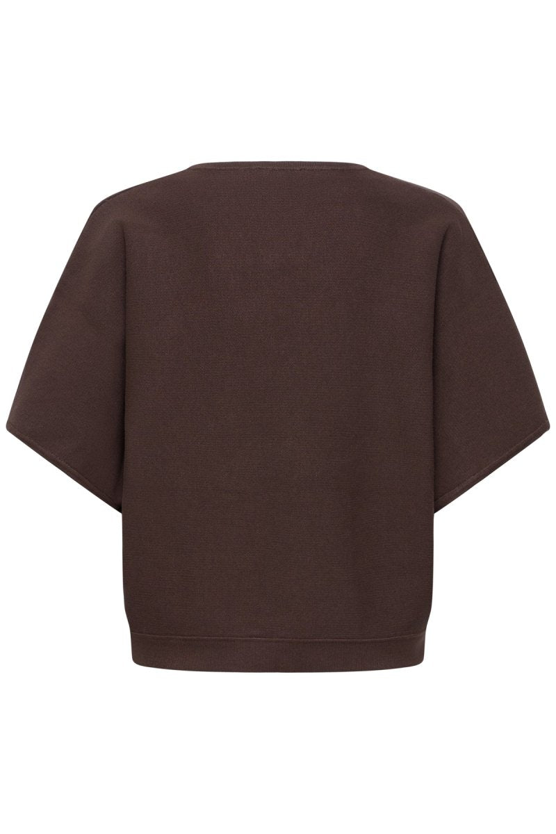 Bymmorla V-neck Short Sleeve - AW26 van b.young – Pulls voor dames | Meisjes Brugge