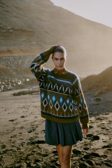 Pulls - Bynafta Jacquard Jumper van b.young