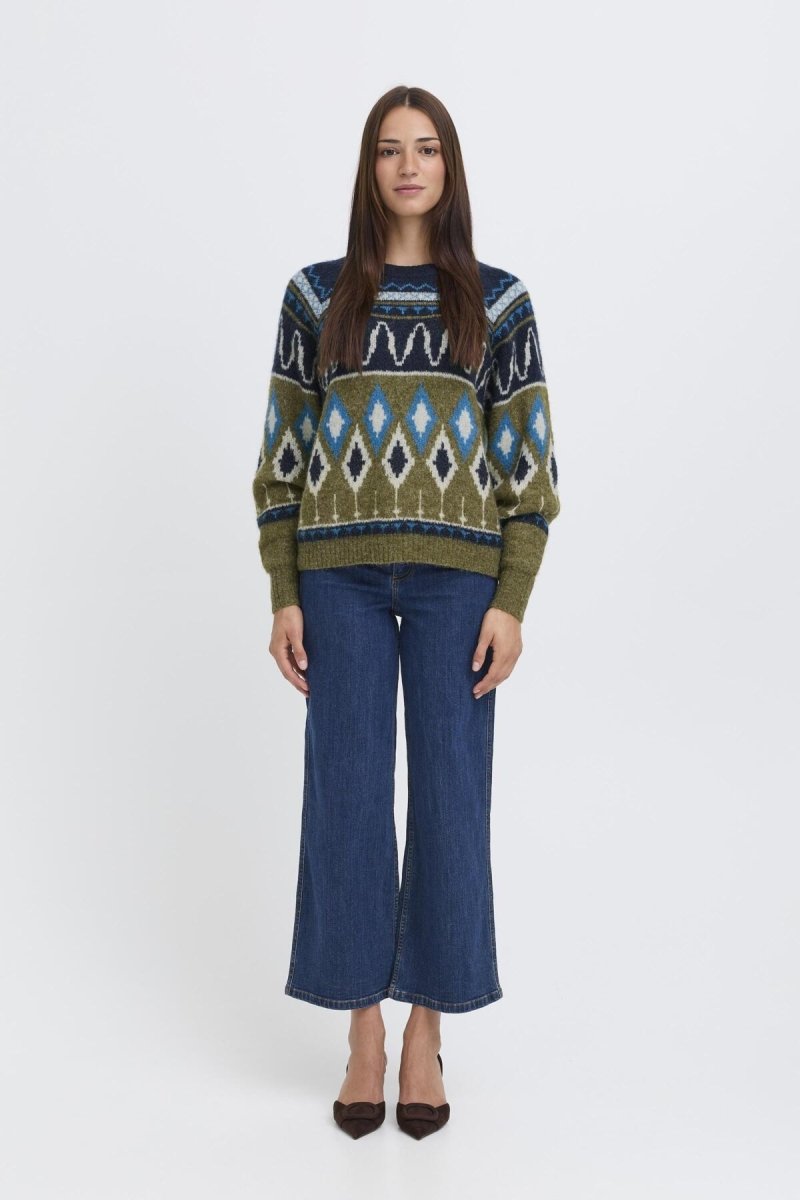 Pulls - Bynafta Jacquard Jumper van b.young