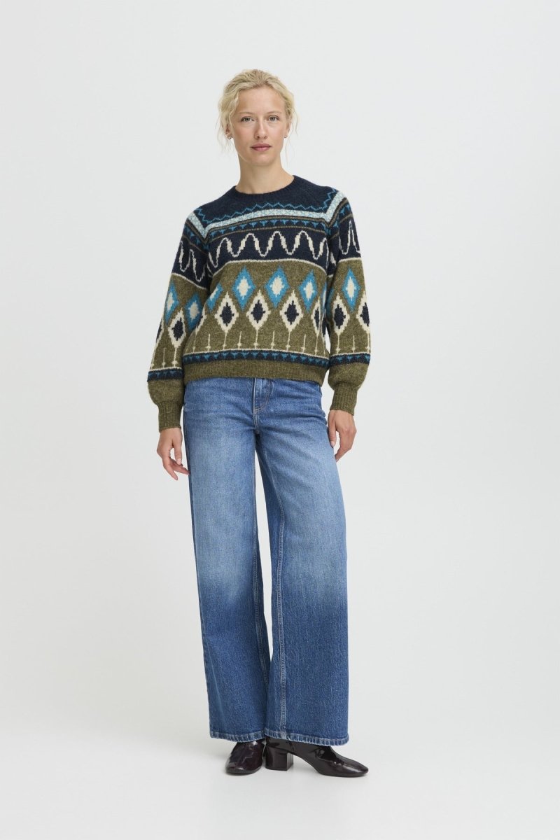Pulls - Bynafta Jacquard Jumper van b.young