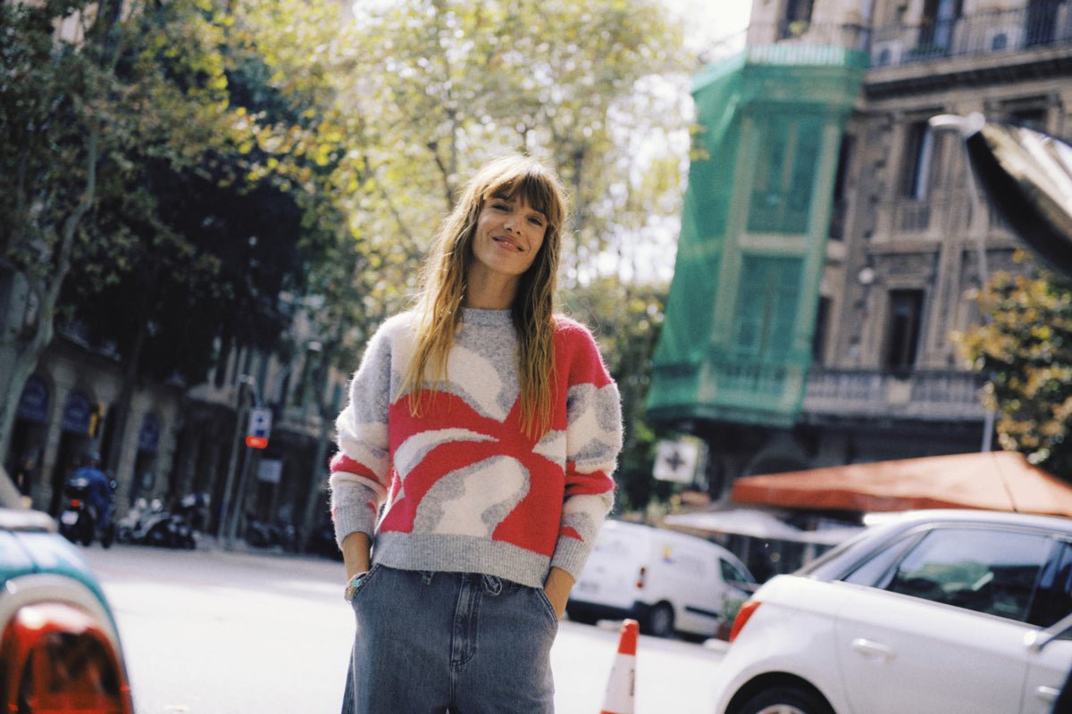 Byomea Abstract Jumper van b.young – Pulls voor dames | Meisjes Brugge