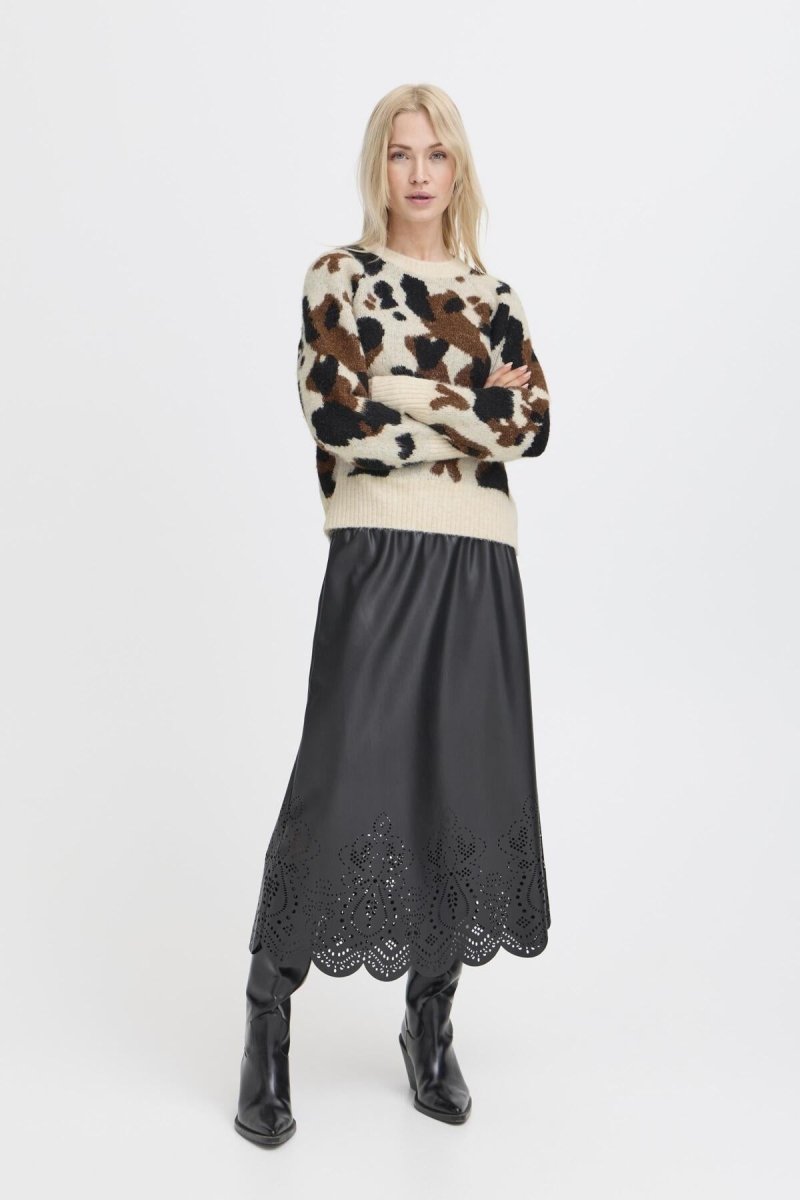 40% Byomea Cow Jumper van b.young – Pulls voor dames | Meisjes Brugge