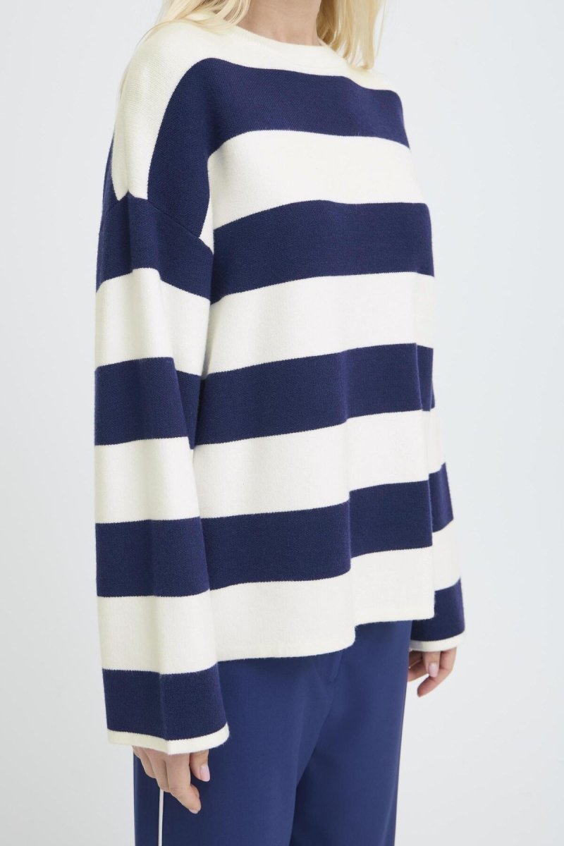 Byotari Stripe Jumper van b.young – Pulls voor dames | Meisjes Brugge