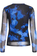 Bypaloma Mesh Ls Top - koop Tops van b.young bij Meisjes Brugge