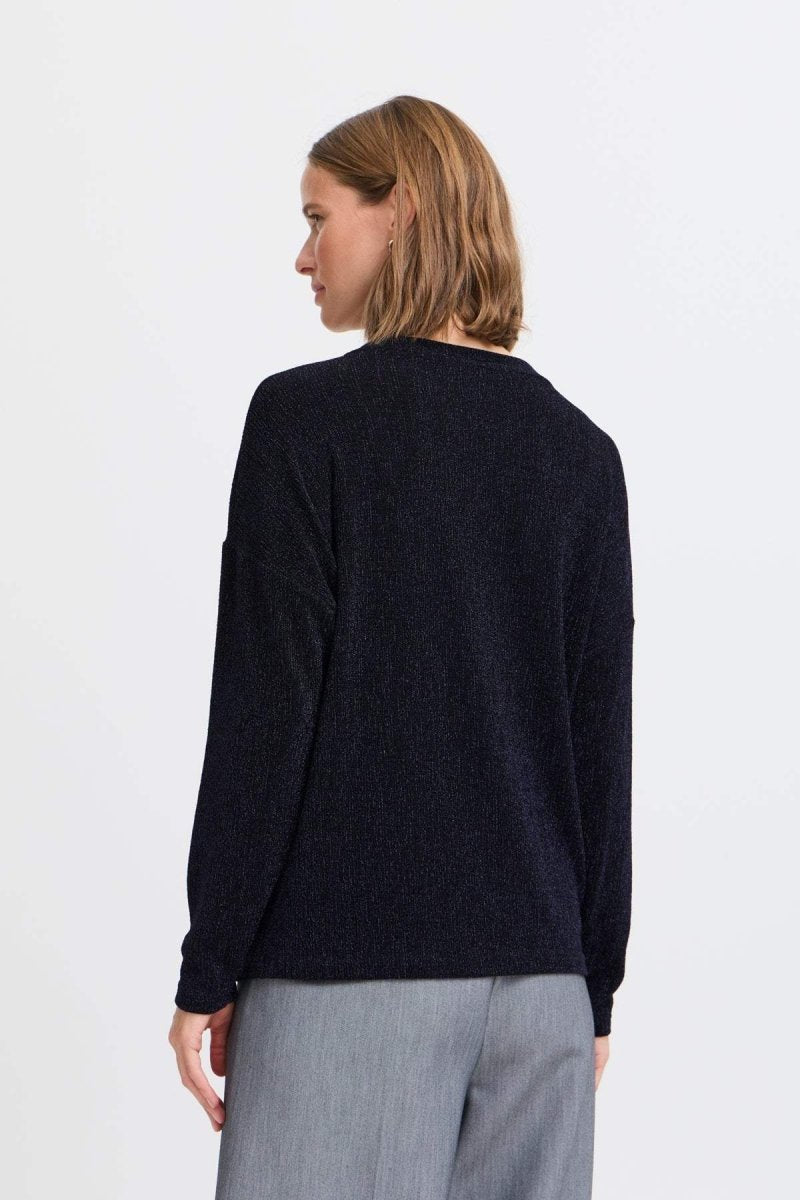 Byshiloh Ls Top Glitter - koop Tops van b.young bij Meisjes Brugge