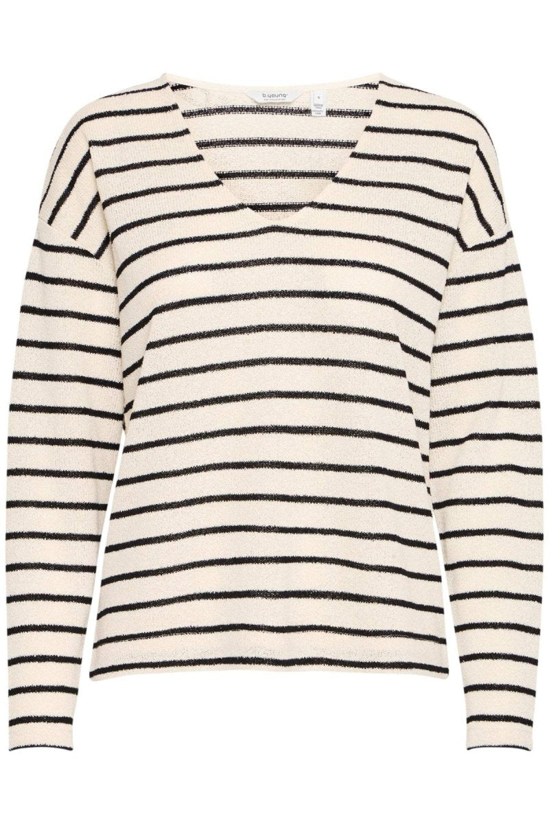 Bysif Stripe Pullover van b.young – T-shirts voor dames | Meisjes Brugge