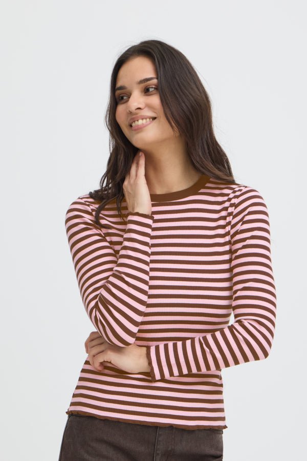 Bysinne Rib Tshirt van b.young – T-shirts voor dames | Meisjes Brugge
